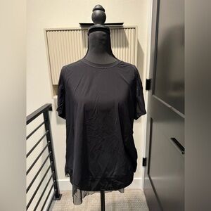 Black lululemon short sleeve shirt